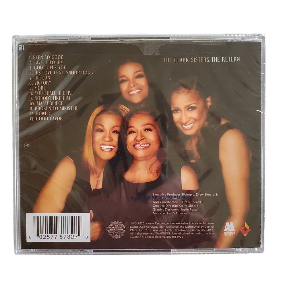 The Clark Sisters American Gospel CD Album The Return Grammy Award Winners - Picture 2 of 2